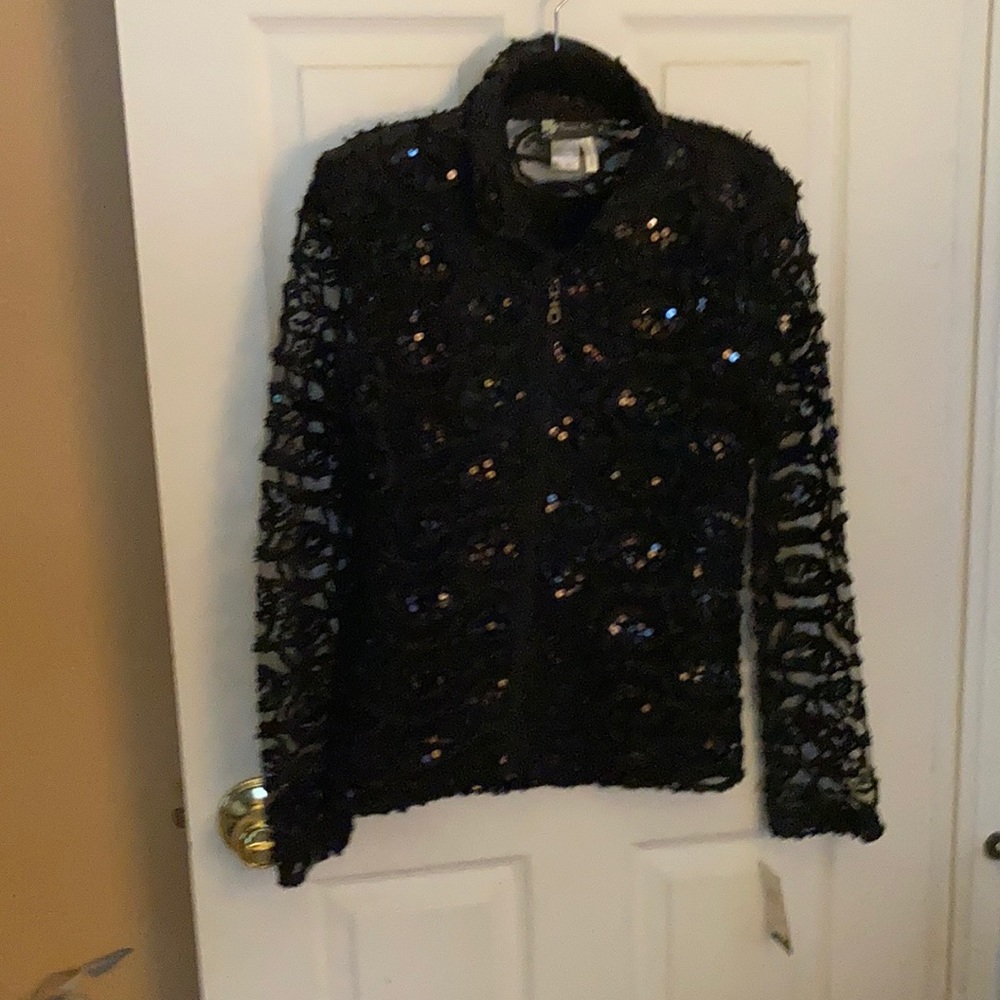 Damee Black sequin set size medium